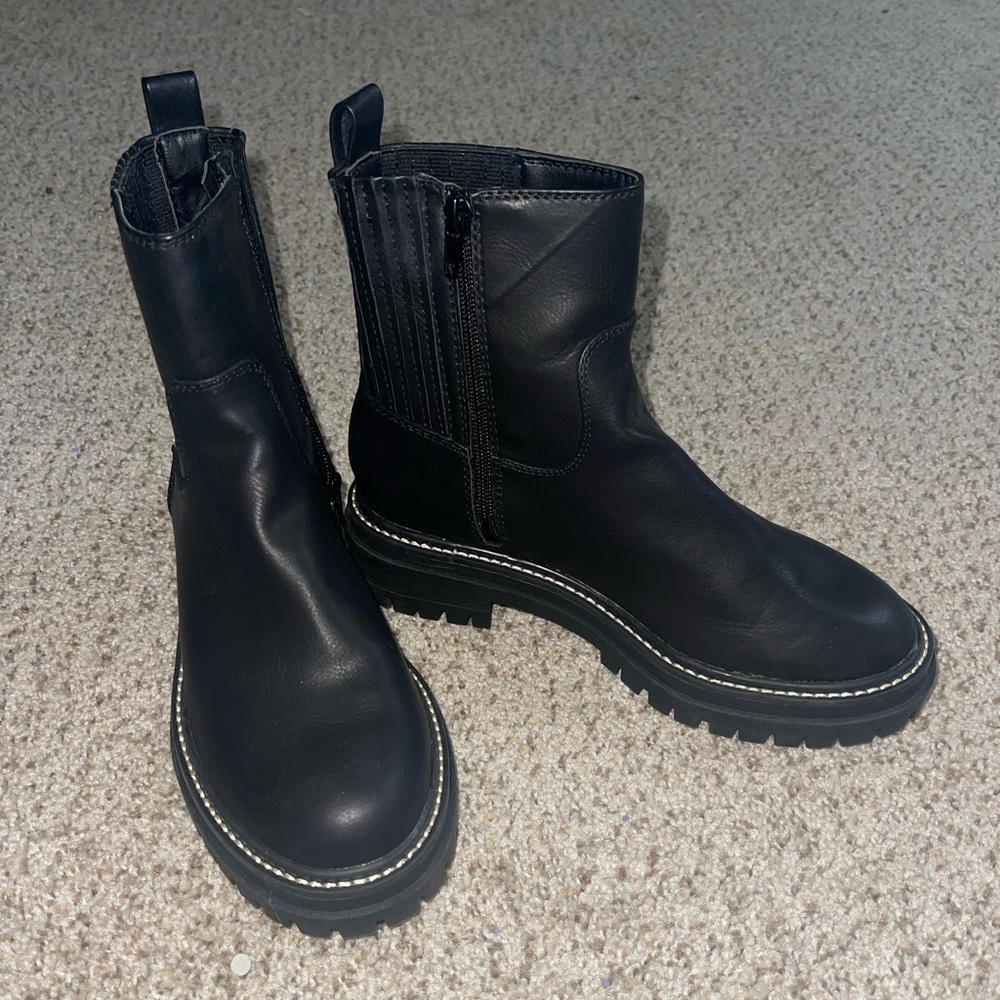 Black Time and Tru Combat Boots
